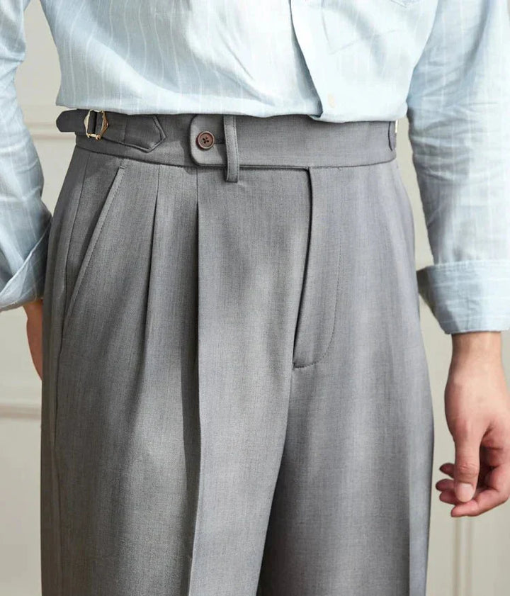 Cédric | Pantalon fluide taille haute élégant