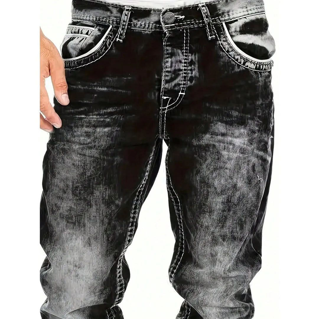 Kane | Jean Streetwear Coupe Droite Vintage